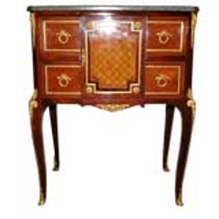 Louis XV / XVI Transitional Meuble d'Appui Cabinet 4