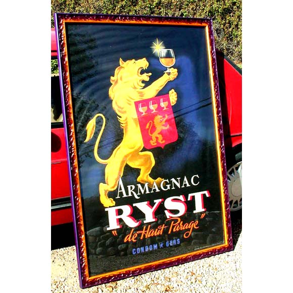1940s original French Armagnac poster