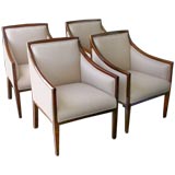 Four Arm Chairs by Jean Michel Frank
