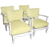 Four Arm Chairs by Rene Prou