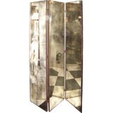 Three Panel Mirrored Screen
