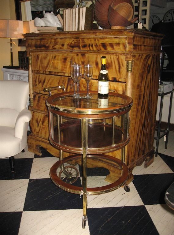 Round English Tea Trolley 1
