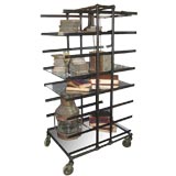 Vintage Industrial Baker's Rack Etagere