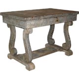 Zinc Covered Library Table