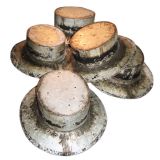 Collection of Zinc Hat Molds