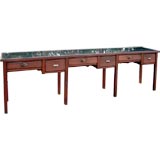 Antique Very Long Laboratory Console