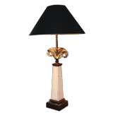 Unusual Murano Glass Lamp