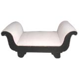 Hand carved empire bench