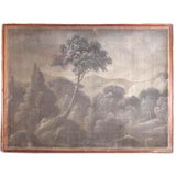 Antique Window Screen Painting