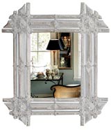 Tramp Art Painted Mirror
