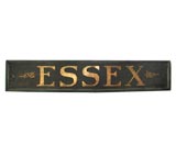 Antique Large Sign from Connecticut R.R. Station