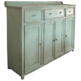 Tall Blue-Green Cabinet