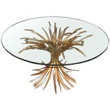 Gilded Tole Coffee Table