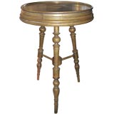 Brass Clad Side Table