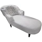 Antique Early Tufted Back Chaise