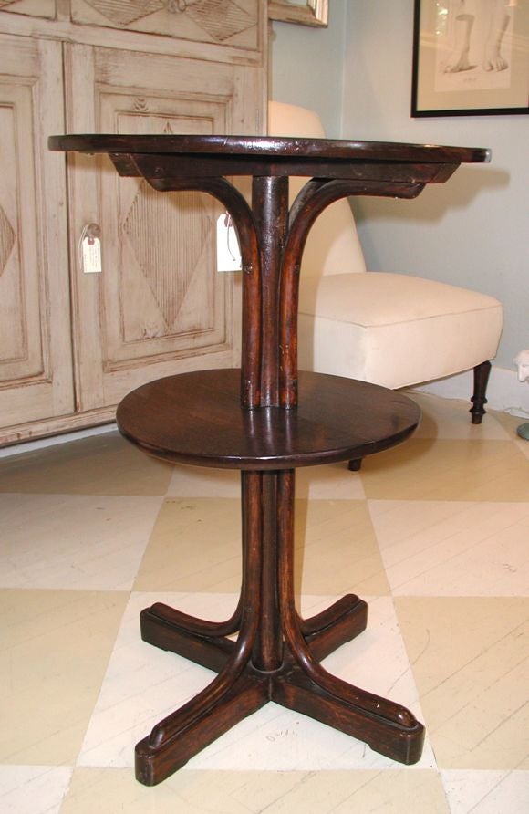 Thonet Bent Wood Side Table