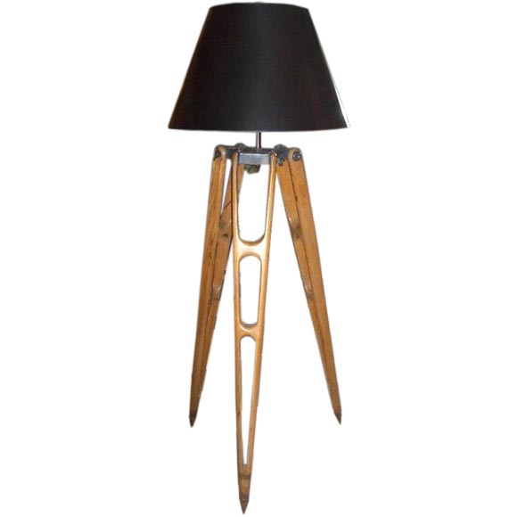 Surveyor's Tripod Standing Lamp