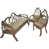Twig Settee and Chairs Circo 1890