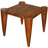 Moderne Carved Wood Table