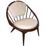 Mid-Century Teak Spindle Chair