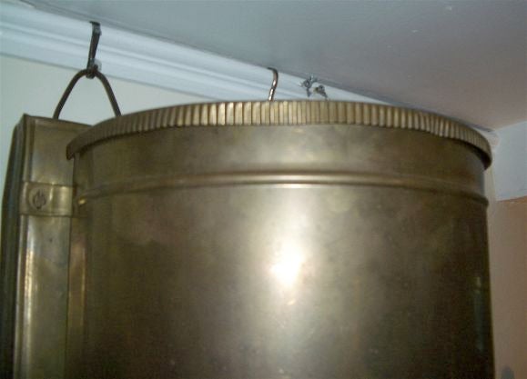20th Century Brass Train Sink
