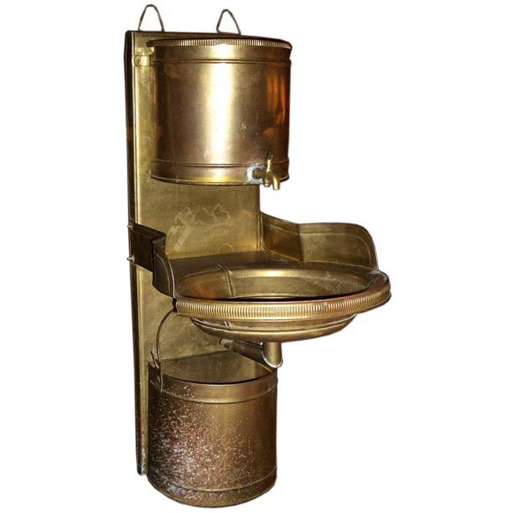 Brass Train Sink