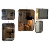 Assorted Nickel Frame Mirrors