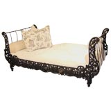 Antique Handsom French Iron Day Bed