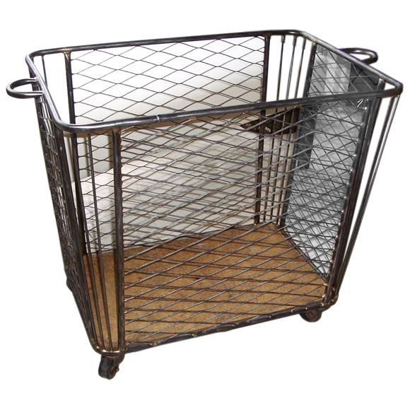 French Steel Industrial Cart