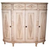 Antique Unusual Tall Gustavian Sideboard