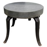 Very Unusual Stone and Iron Table