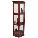 Octagonal Mahogany Vitrine