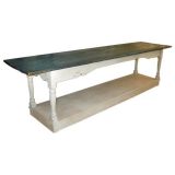 Long French Painted Console