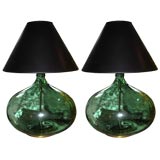 Pair of Wine Bottle Lamps