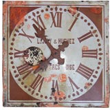 French Enameled Clock Face