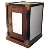 Antique Milk Glass Humidor