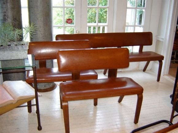 Long Thonet Bench and Two Smaller Benches 4