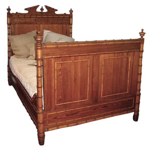 French Faux Bamboo Bed