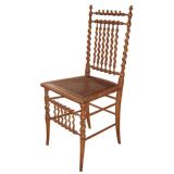 Spindle Carved Side Chair
