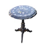 Victorian Mother of Pearl Inlay Round Table