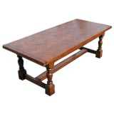 Oak Dining Table with Leaves