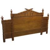 Antique King Faux Bambo Bed