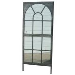 Metal Window Frame Mirror 12