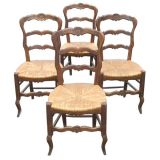 Rush Seat Antique Chairs