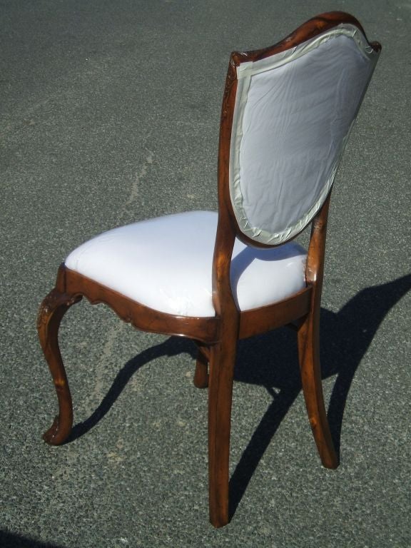 Shield back dining chair