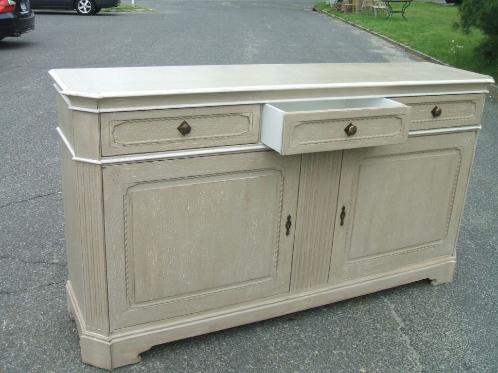 French Painted Console