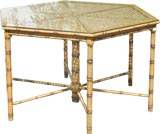 Six Sided Bamboo Table