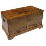 Antique Painted Pine Chest with Drawers