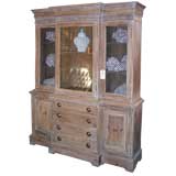 Antique White Washed Cabinet