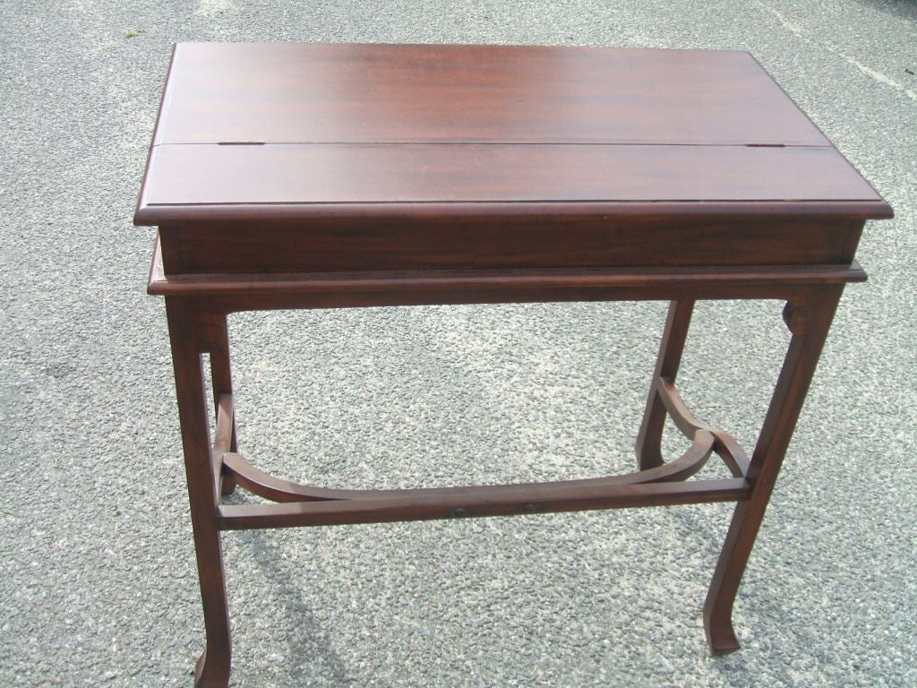 Inlayed Small Flip top Desk at 1stdibs
